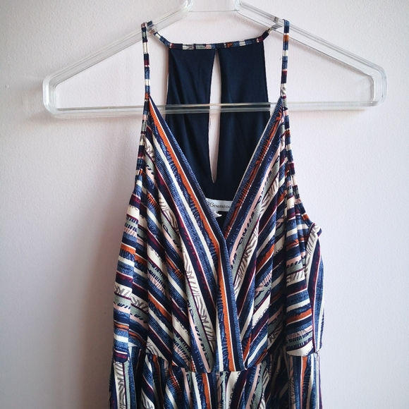 BCBGENERATION Multi-Stripe Midi Dress with Pockets - Picture 4 of 8